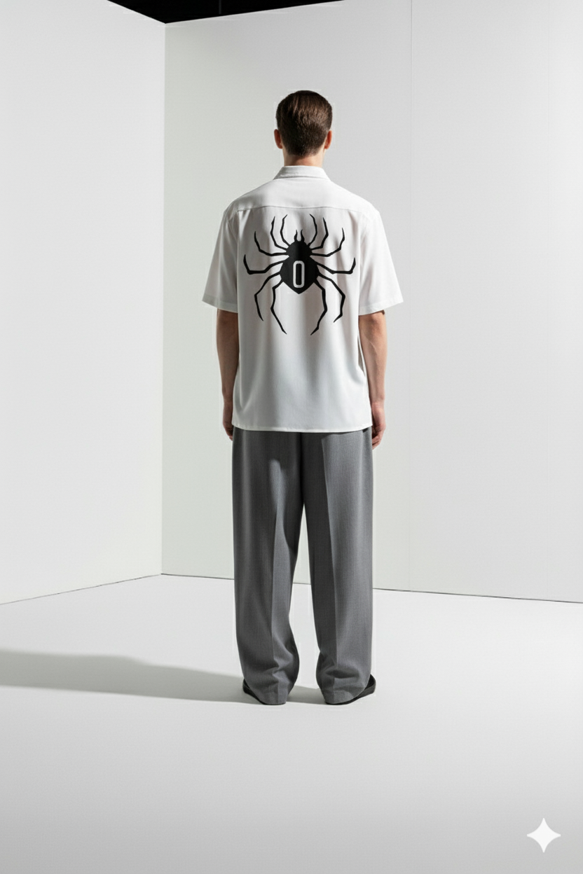 Chrollo Oversized Shirt White