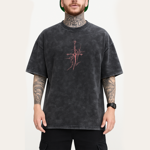 A1 Oversized Acid Washed Tee