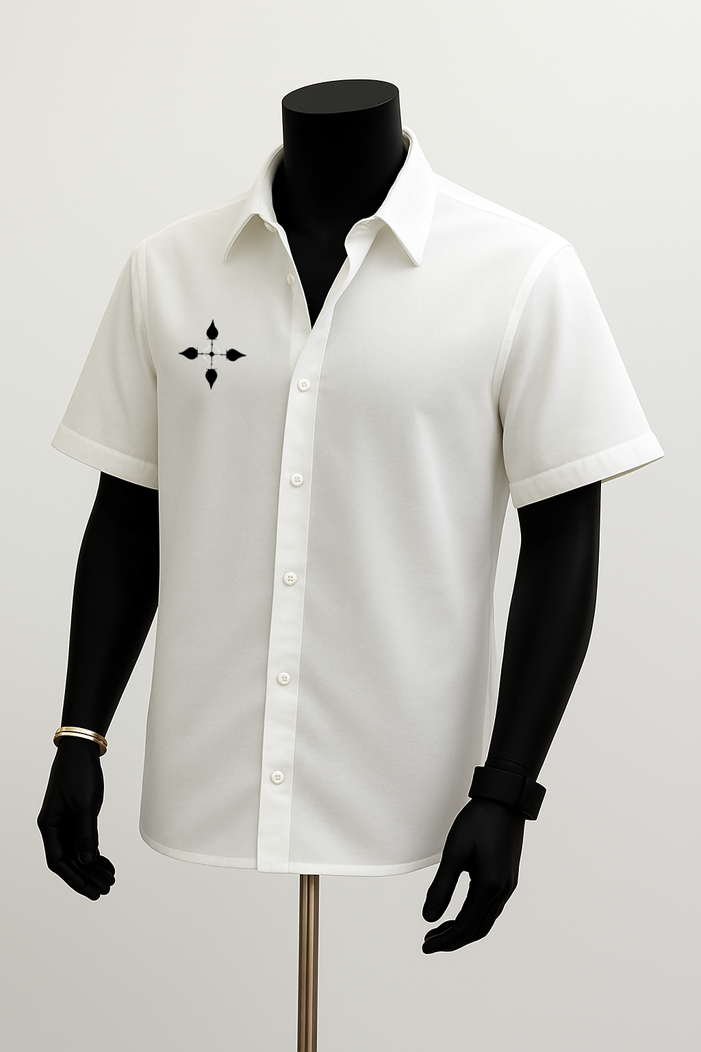 Chrollo Oversized Shirt White