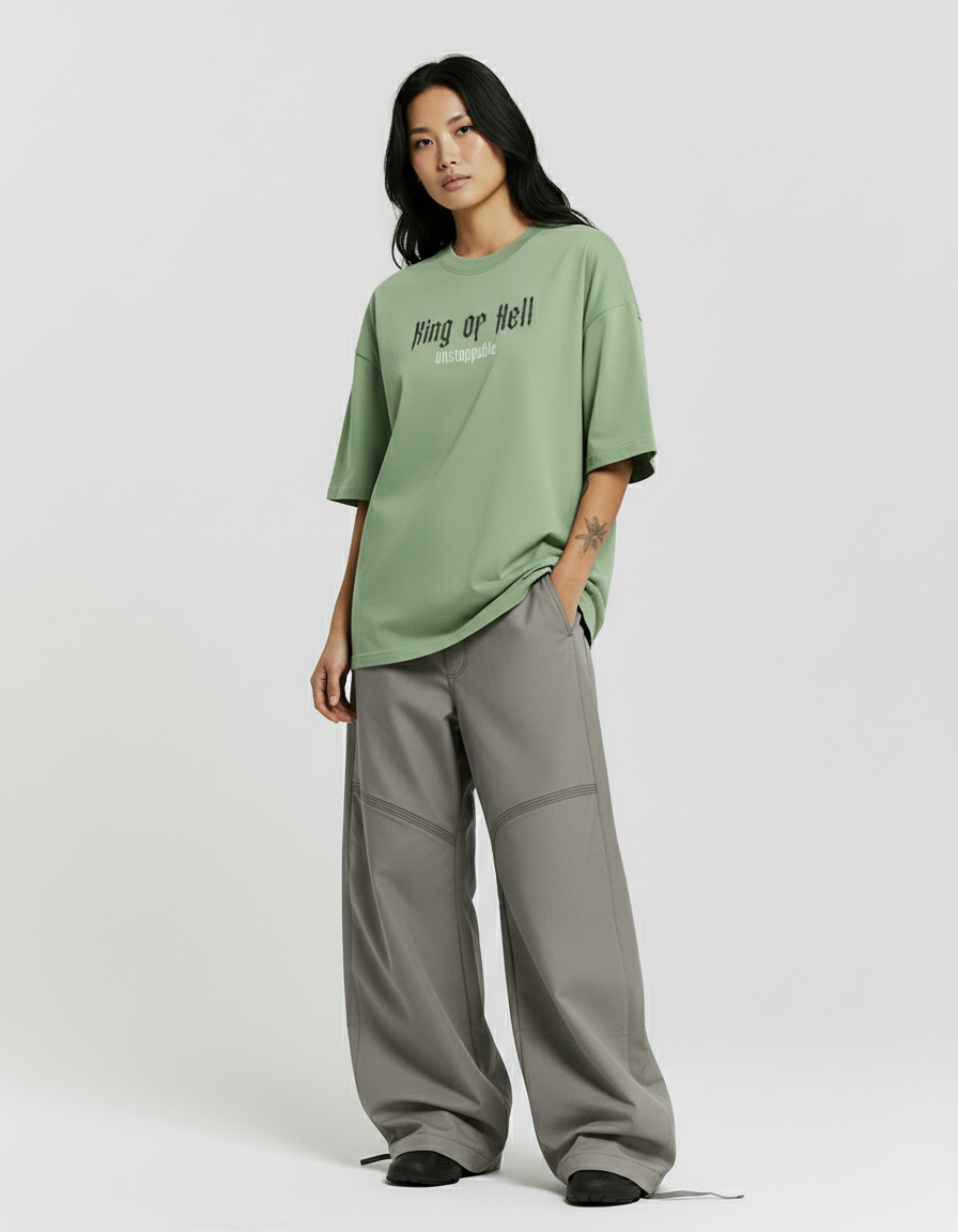 Zoro-Unstoppable Terry Heavyweight Oversized Tee