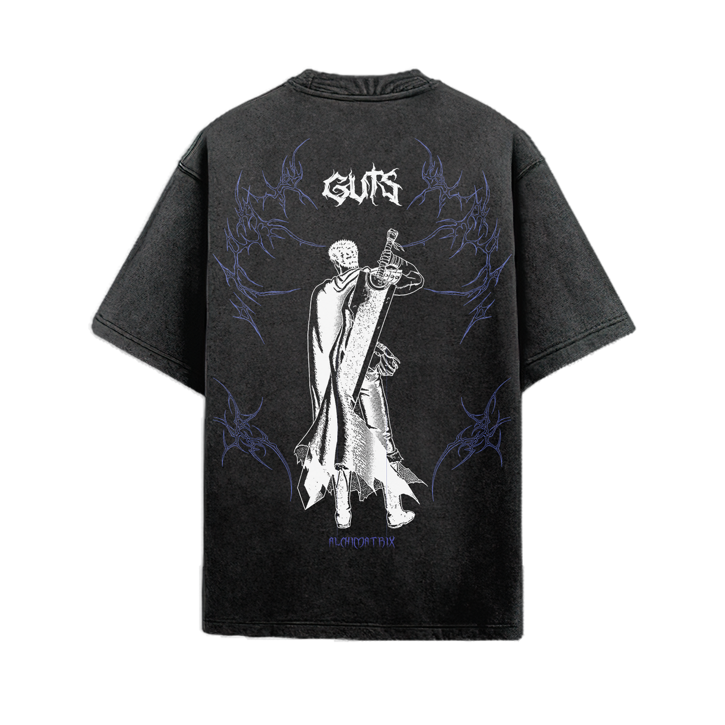 Guts Acid Washed Oversized Tee