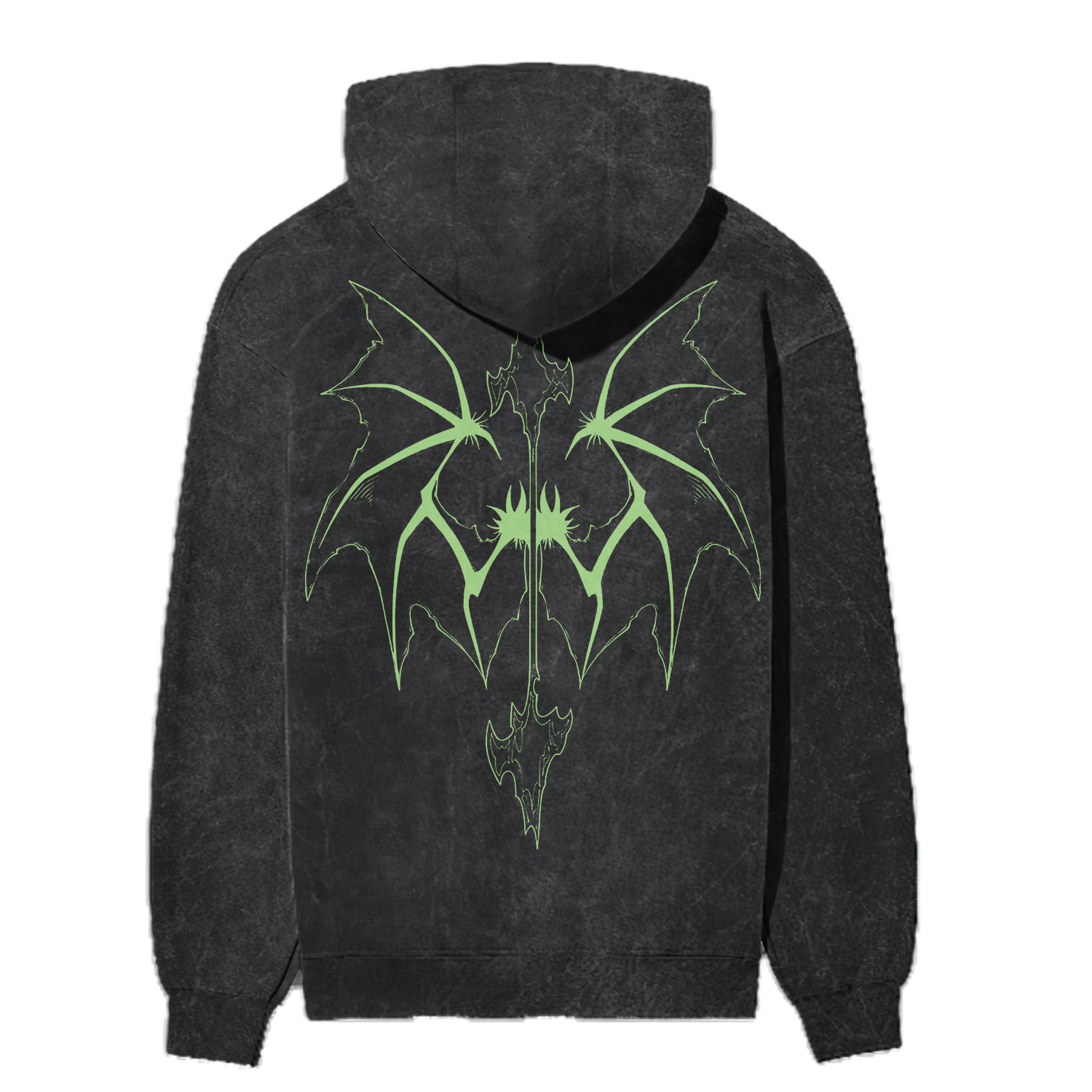 Ulquiorra Cifer Acid Washed Hoodie