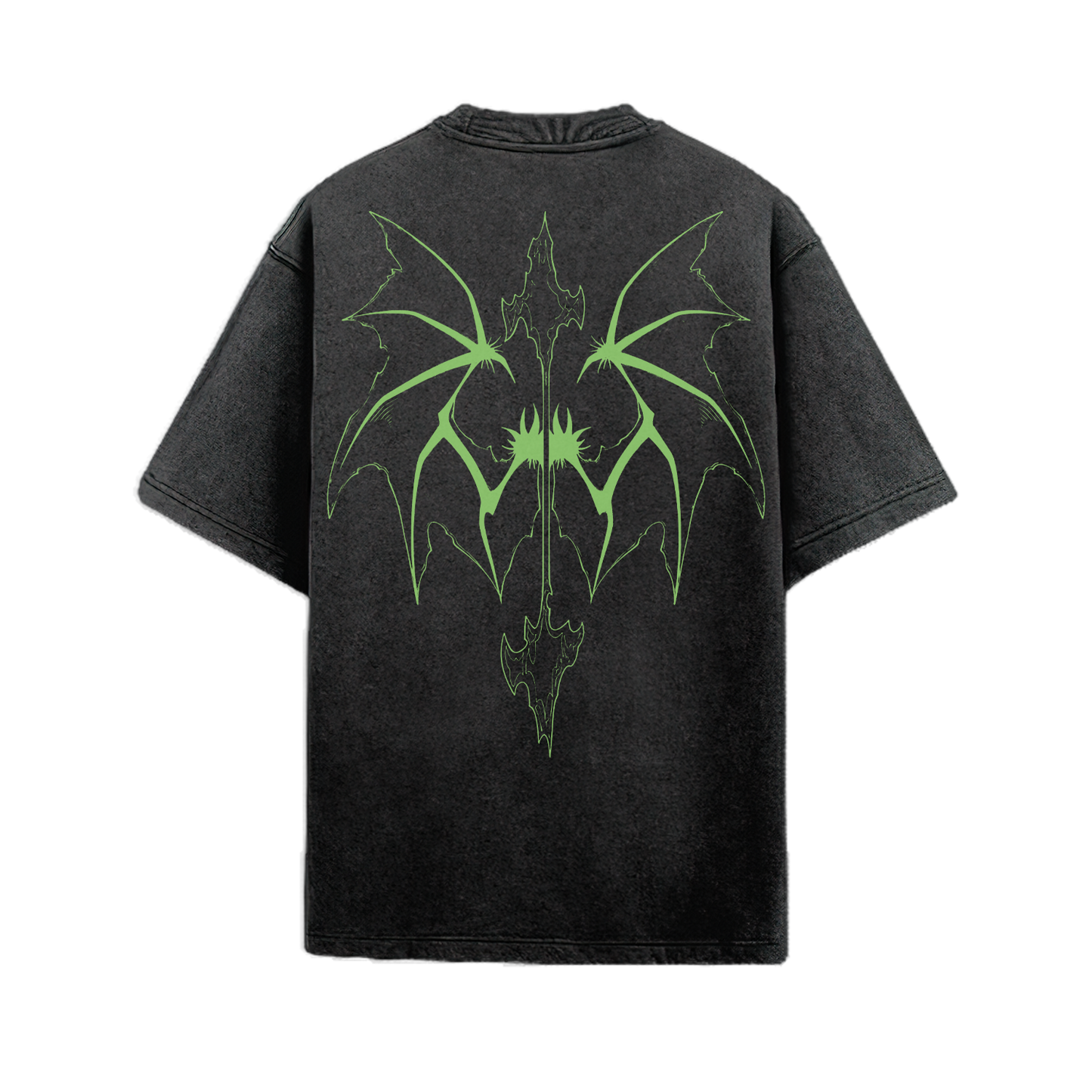 Ulquiorra Cifer Acid Washed Oversized Tee