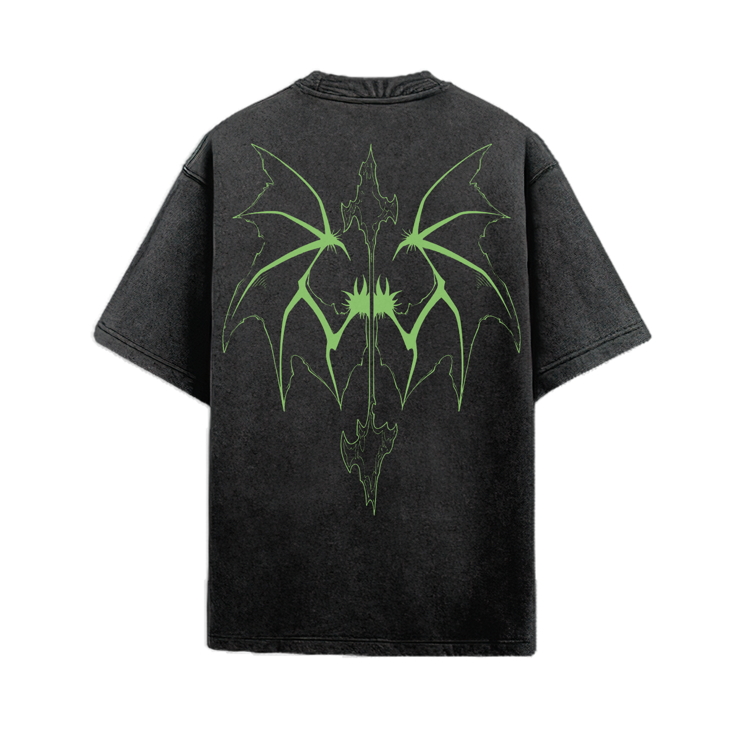 Ulquiorra Cifer Acid Washed Oversized Tee
